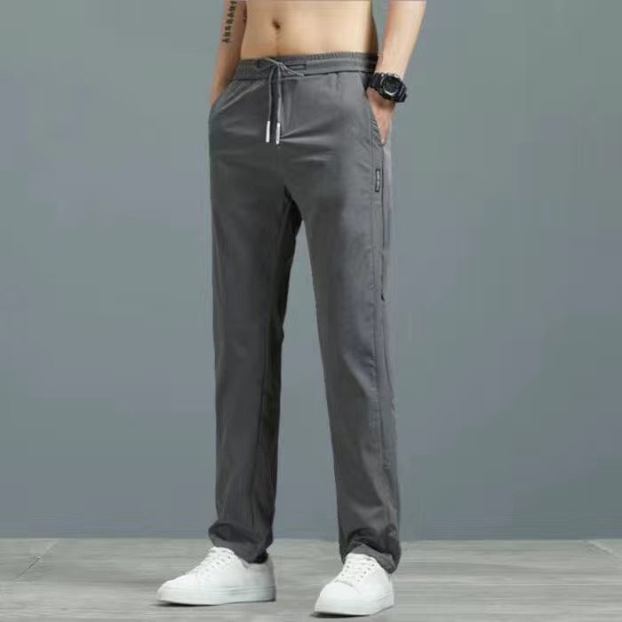 "FrontRowStreet Performance Pants in Dark Gray"