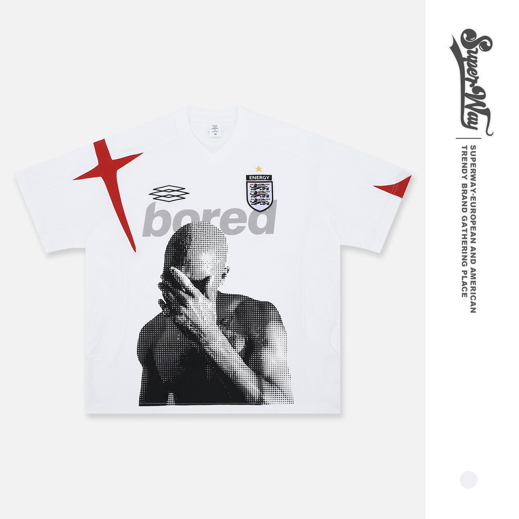 " Bored" Cotton T-shirt