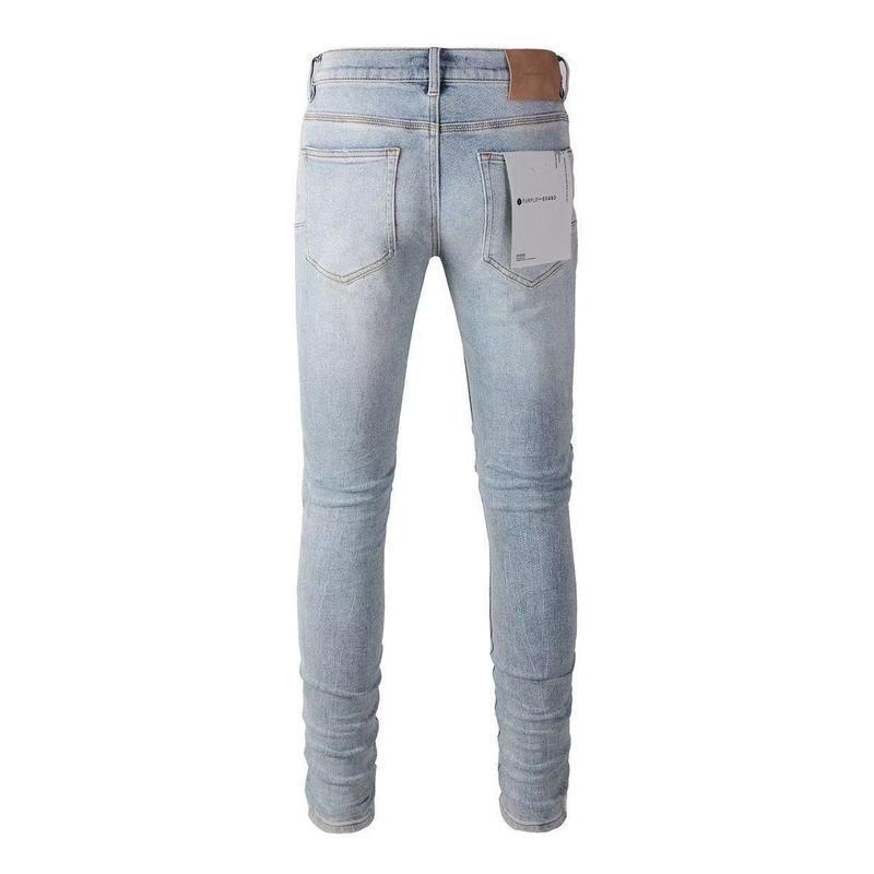 Distressed Light Wash Denim